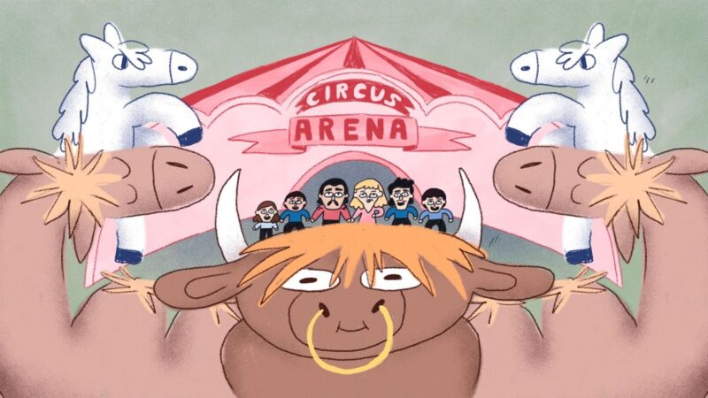 Scen ur Cirkuspojken